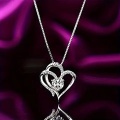 Heart Zircon Necklace