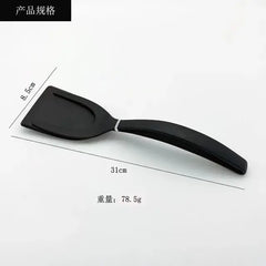 2 In 1 Nylon Grip Flip Tongs Egg Spatula